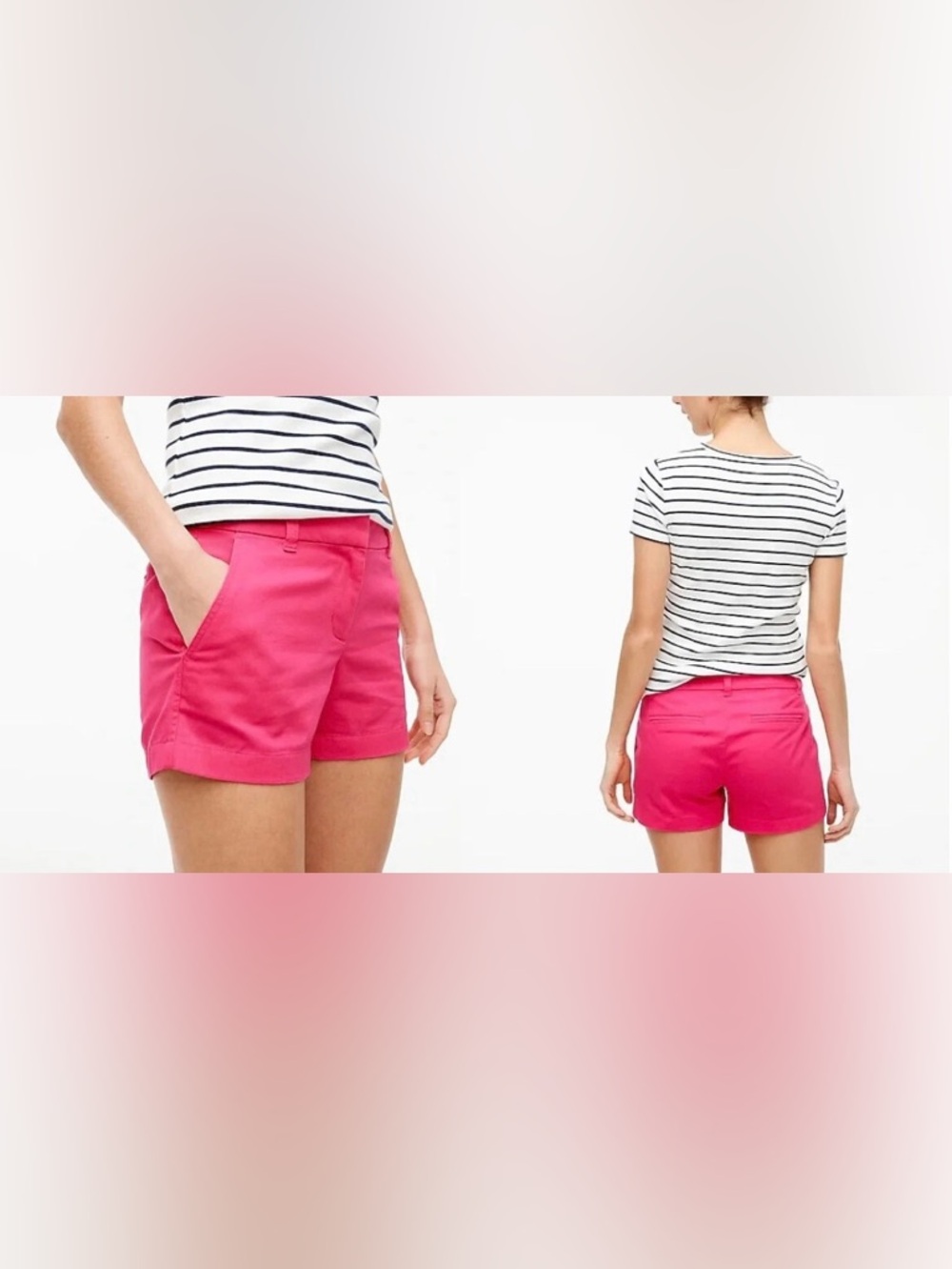 J. Crew Hot Pink Tailored Mid Rise Shorts